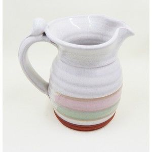 Southern Pottery Company Pastel Glazed Redware Creamer Pitcher Jug Vase Marked